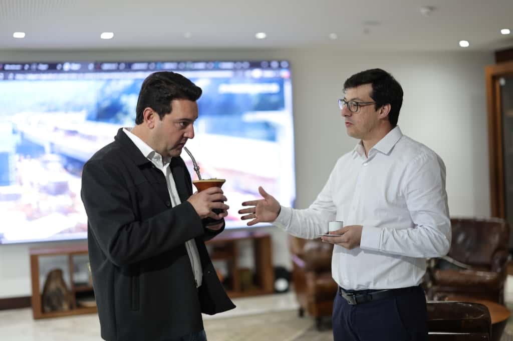 Prefeito Álvaro visita Governador Ratinho Junior e apresenta potencial turístico e econômico de Chopinzinho