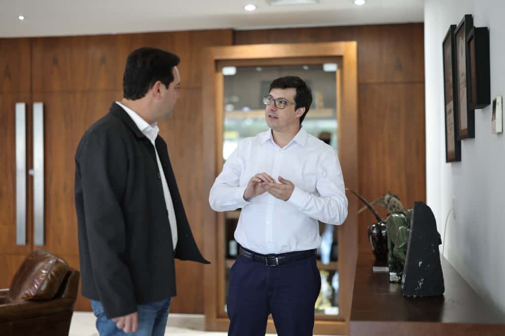 Prefeito Álvaro visita Governador Ratinho Junior e apresenta potencial turístico e econômico de Chopinzinho
